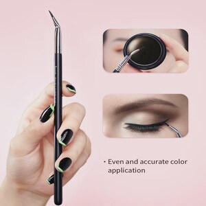 Dark Brown Organic Gel Eyeliner, Natural Mineral Formula image 4
