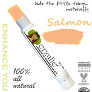 Organic Corrector Stick in Salmon| Natural Makeup| Gluten Free| Acne Safe| Cruelty Free Makeup| Color Adjusting Mineral Blend