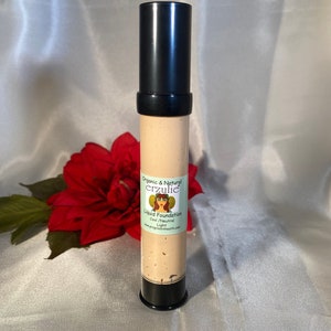 Organic Liquid Mineral Makeup Foundation Natural Acne Safe Liquid Makeup  Hyaluronic acid Vegan Foundation in COOL/NEUTRAL LIGHT