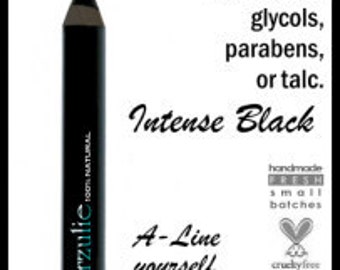 Organic Intense Black Eyeliner Stift | Ohne Grausamkeit, Silberfass