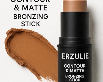 オーガニック マット コントゥアリング スティック | クリーミー スカルプティング ブロンザー、ニキビにも安心、天然色素