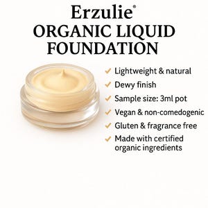Podkład organiczny| W pełni naturalny podkład mineralny w płynie PRÓBKA Niekomedogenny Bezzapachowy Wegański