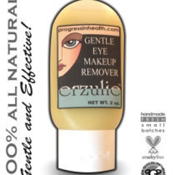 Organic Gentle Eye Makeup Remover   Easily removes Waterproof Makeup   Vegan Eye Makeup Remover