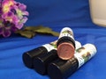 Organic Cream Eyeshadow and Highlighter in WHISPER  Non-comedogenic mineral makeup  multitasking for cheeks, eyes and lips