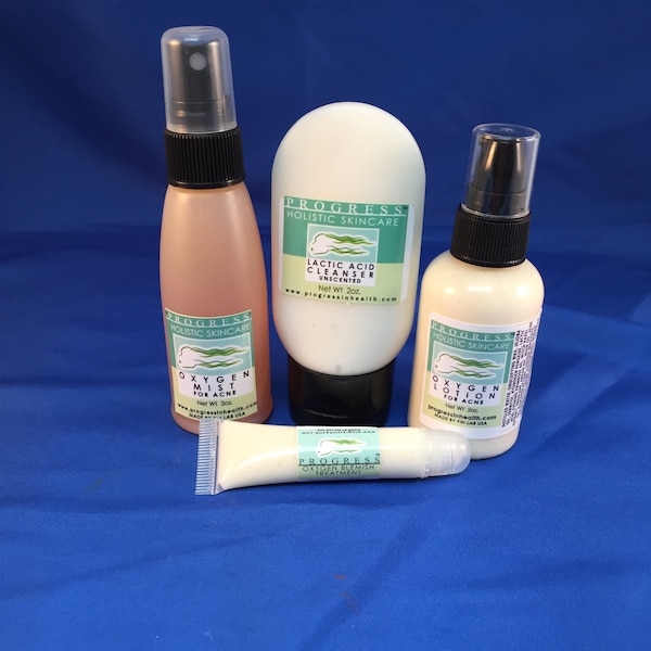 Natural Clarifying Skincare System Vegan Cosmetics Non Toxic Cosmetics For Blemished Skin