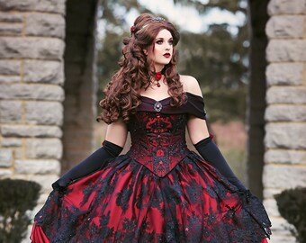 Gothic Wedding Dress Etsy