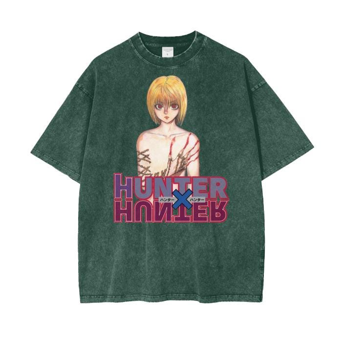 Unisex Anime Acid Wash T-shirt - Etsy