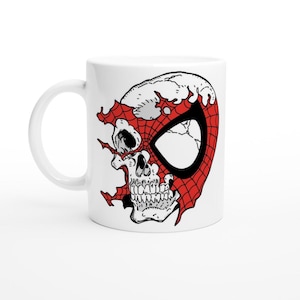 Spiderman Skull Coffee Mug