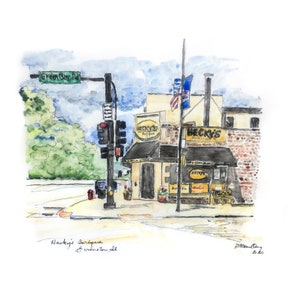 Hecky's Barbeque, Evanston Eatery, Famous Evanston Barbeque, Famous Ribs Sauce, Note cards,