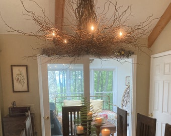 Custom Design Branch and twig Chandelier