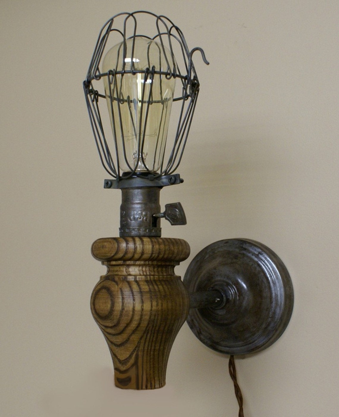 Vintage Inspired Industrial Wall Sconce Etsy