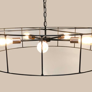 Wired Caged Chandelier afbeelding 1