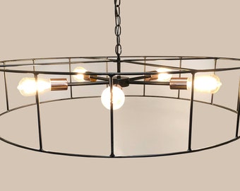 Wired Caged Chandelier