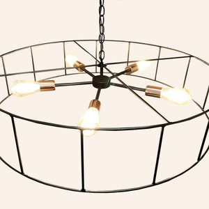 Wired Caged Chandelier image 2