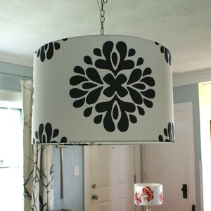 Custom drum pendant light made to order-see prices below