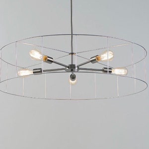 Wired Caged Chandelier afbeelding 6