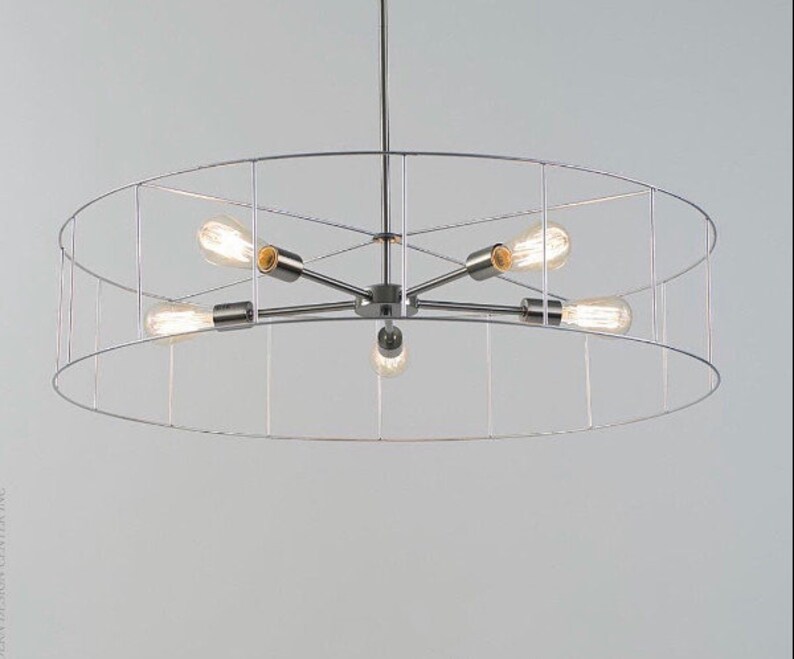 Wired Caged Chandelier Bild 6