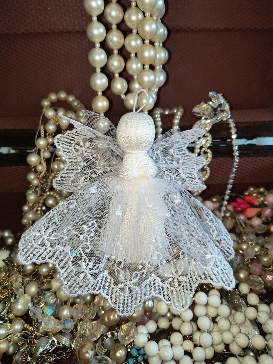 White Lace Angel - Etsy