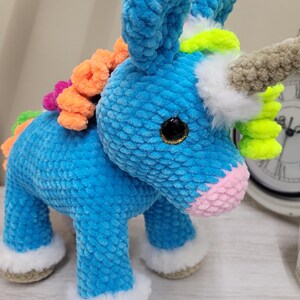Harmony the Unicorn Low Sew Crochet Pattern - Only head and ears are sewn