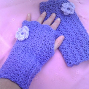 Crochet Pattern for Wrist Warmers - Fingerless Gloves - Fingerless Mittens