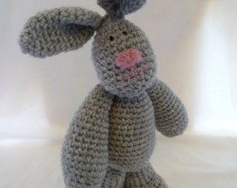 Crochet Pattern for Jointed Easter Bunny Rabbit  - Auntie Burrows -  This is for the Rabbit ONLY