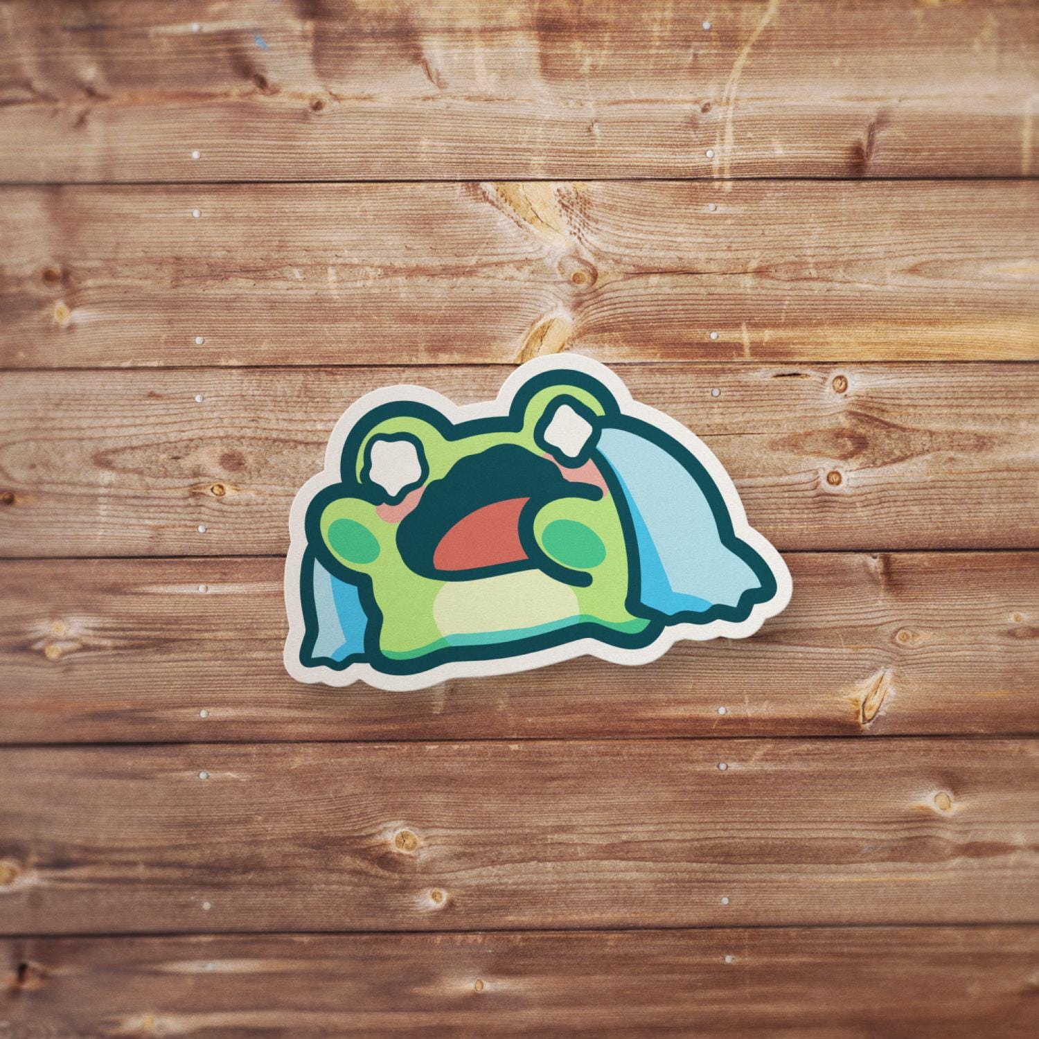 Toad Crying Sticker Frog Sticker Pack – Cute Funny Frog and Toad Doodle Vinyl Stickers for ...