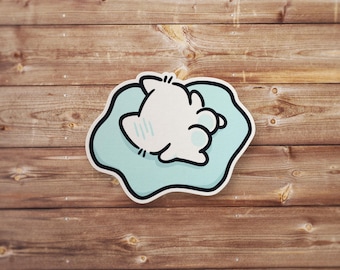 Funny Crying Cat Meme Sticker, Funny Sticker, Funny Meme Decal For Water Bottles, Cars, Laptops, Tumblers, Hydroflask, Silly Stickers