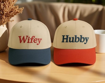Embroidered Bride Hat, Wifey, Wedding Gift, Cotton Cap