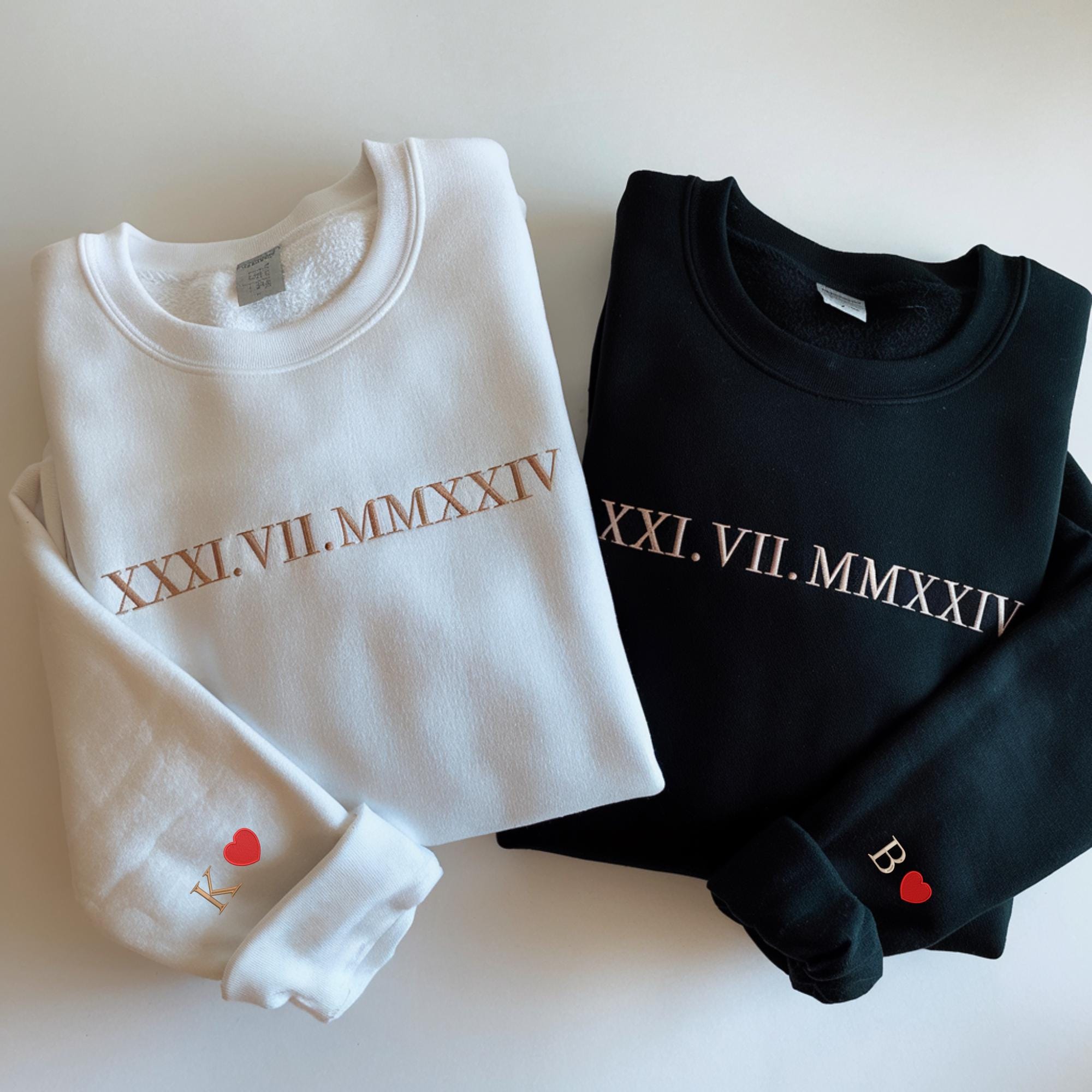 Roman Vibe Smart Line Print White Sweatshirt