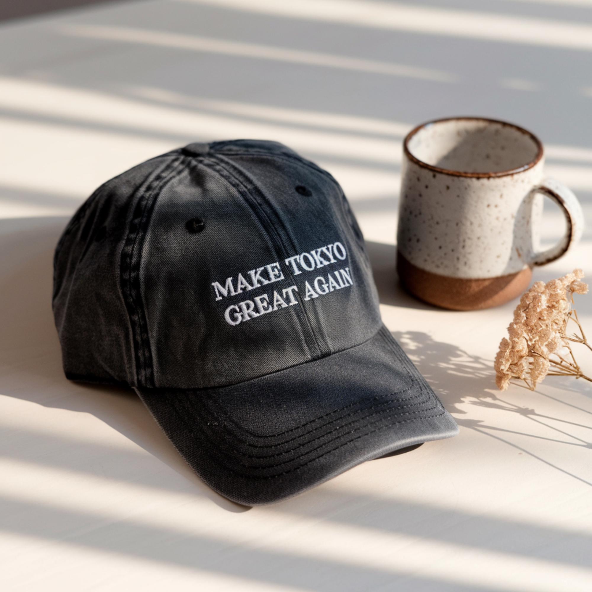 帽子 BASICKS Make Tokyo Great Again Cap NAVY BASICKS Make Tokyo Great Again Cap NAVY（MANGA Hat - MAGA