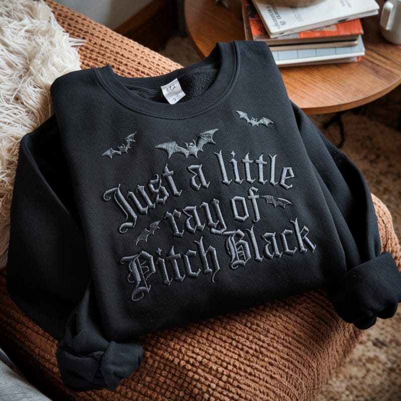 814) Just a little ray of pitch black Sweatshirt main image 0