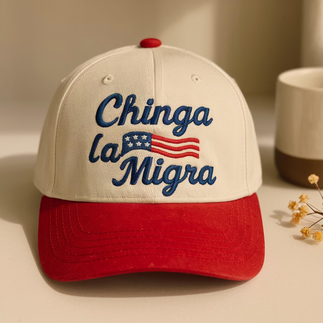 Embroidered Chinga La Migra Hat, Chinga La Migra Cap, Abolish Ice ...