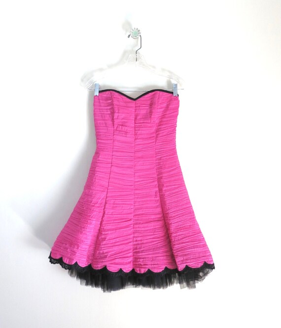 Vintage 90s GUNNE SAX Pink Party Dress XS