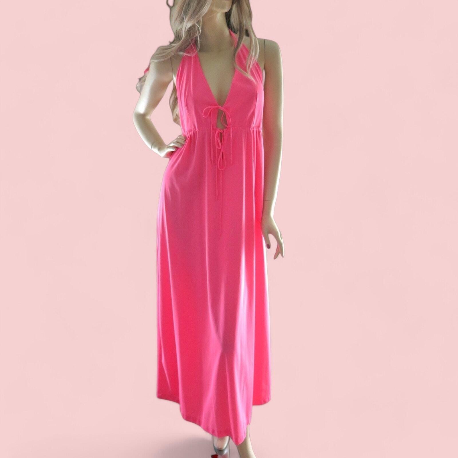 Hot Pink Night Gown - Etsy