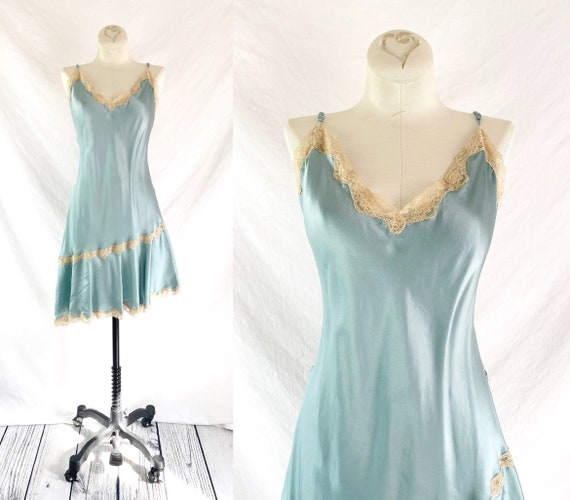 Victoria's Secret Silk Charmeuse Angled Slip Dress