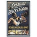 Creature from the Black Lagoon Movie Poster - Richard Carlson Julia Adams- cross stitch pattern - instant PDF download