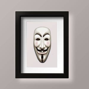 GUY FAWKES  Vendetta Guy Fawkes LED Mask Light Up Hacker Cosplay Party