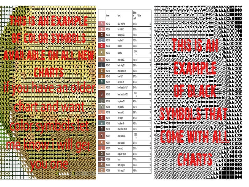 Retro Santa Christmas Card PDF cross stitch pattern INSTANT DOWNLOAD image 3