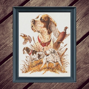 Jagdhunde - PDF Kreuzstichmuster - INSTANT DOWNLOAD