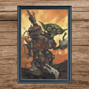 Alchemist Goblin - Captivating Cross-Stitch Pattern PDF Download Pattern Keeper Friendly