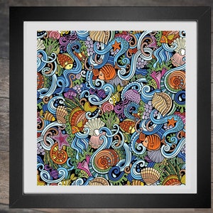 Under the Sea - PDF cross stich pattern - INSTANT DOWNLOAD
