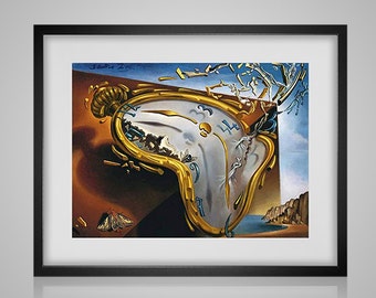 記憶の固執 - サルバドール・ダリ - 溶ける時計 シュールレアリズム