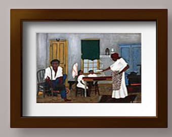 Cross Stitch Pattern Sunday Morning by Horace Pippin primitive art painter pdf counted crossstitch  x stitch embroidery INSTANT DOWNLOAD