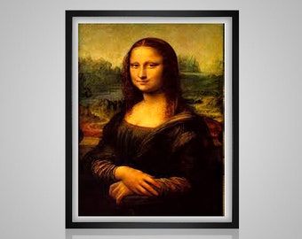 Mona Lisa - Leonardo Da vinci famous Renaissance -painting smile pdf cross stitch pattern -  -INSTANT DOWNLOAD