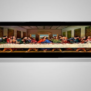 The Last Supper by Leonardo Davinci super deluxe chart Diy Crossstitch chart Pattern PDF INSTANT DOWNLOAD image 1