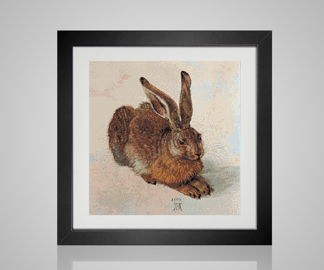 Young Hare - by Albrecht Dürer 1509 Rabbit Engraving Spring Young Hare - by Albrecht Dürer 1509 Rabbit Engraving Spring