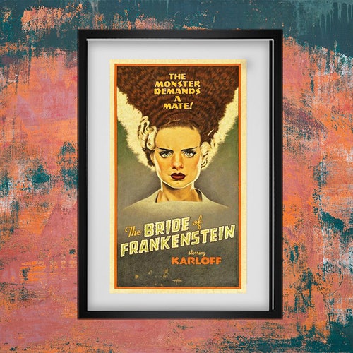 Bride of Frankenstein Movie Poster Pdf Crossstitch Tutorial - Etsy Australia Bride of Frankenstein Movie Poster Pdf Crossstitch Tutorial - Etsy Australia