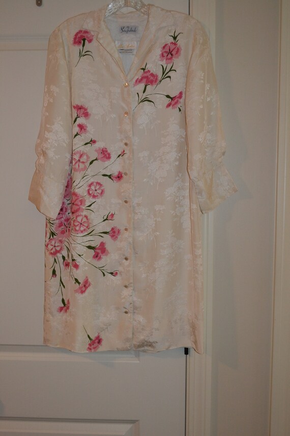Vintage Silk Dress, Sara Fredericks, 60s, Chemise,