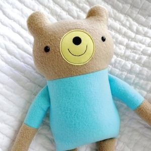 Teddy Bear Sewing Toy Pattern - PDF e-pattern - Fleece Taylor Teddy Bear