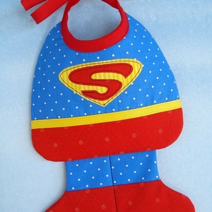 SALE PDF ePattern Super Baby and Little Man Baby Bib Sewing Pattern image 2